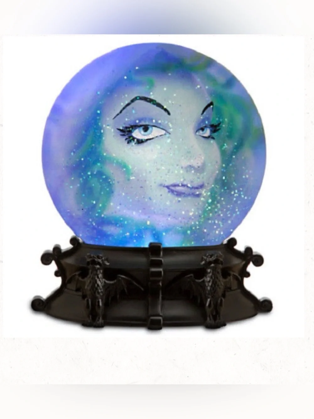 Disney Parks Haunted Mansion Crystal Ball Snowglobe